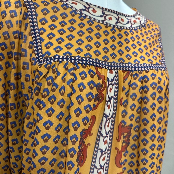 Flying Tomato Bohemian Print Women's Top - Multicolor size medium - Picture 2 of 4